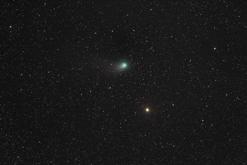 Auch Sichtungen von Kometen wie C/2022 E3 (ZTF) können bei uns dokumentiert werden, (c) Ulrike Tyroff/NABU-naturgucker.de