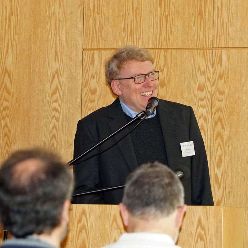 Dr. Gregor Hagedorn vom Museum für Naturkunde Berlin stellte die zukünftige Kooperation des Museums mit naturgucker.de vor, (c) Gaby Schulemann-Maier
